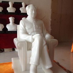 漢白玉偉人雕塑，毛主席石雕